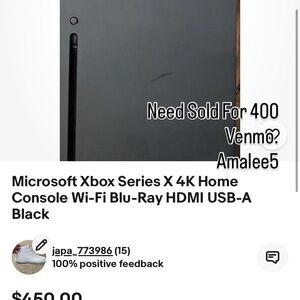 Microsoft Xbox Series X Console - Sleek Black Design